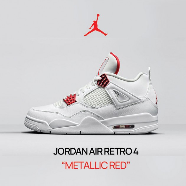 AIR JORDAN IV RETRO “METALLIC RED” LANDED @SNEAKER CAGE!