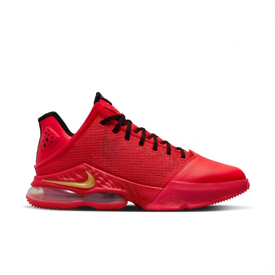 Nike LeBron 19 Low Κόκκινο - Unisex Παπούτσια Μπάσκετ