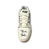 Signed Sneaker by Nick Galis - Trace 'N Chase Nick Galis Autographed Authentic Pony M-100 Low, Limited To 50  Image 