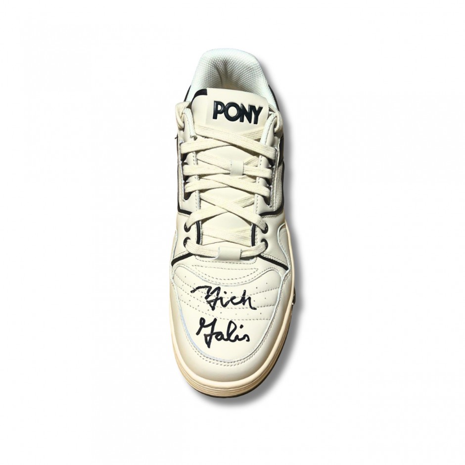 Signed Sneaker by Nick Galis - Trace 'N Chase Nick Galis Autographed Authentic Pony M-100 Low, Limited To 50 