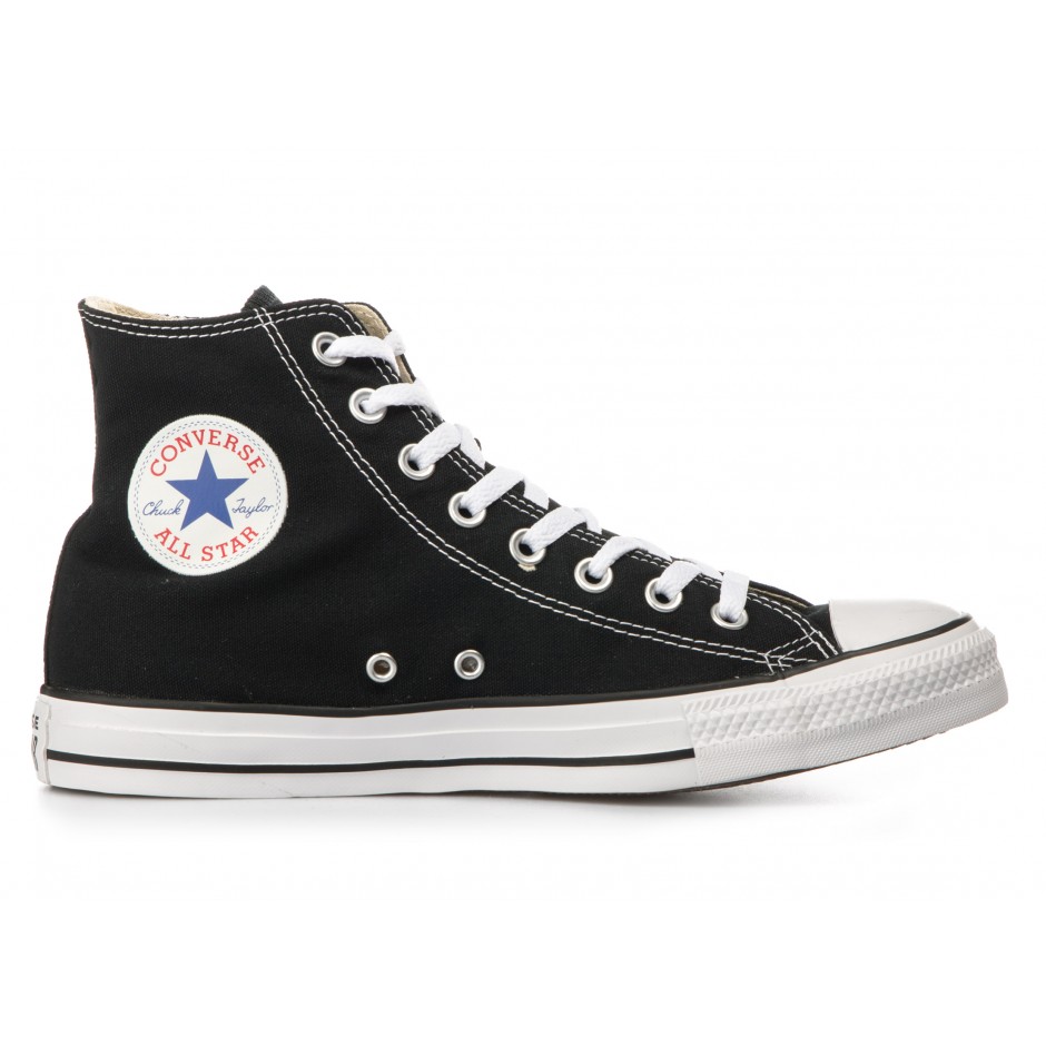 Unisex Sneakers Μαύρα - Converse Chuck Taylor All Star Hi 