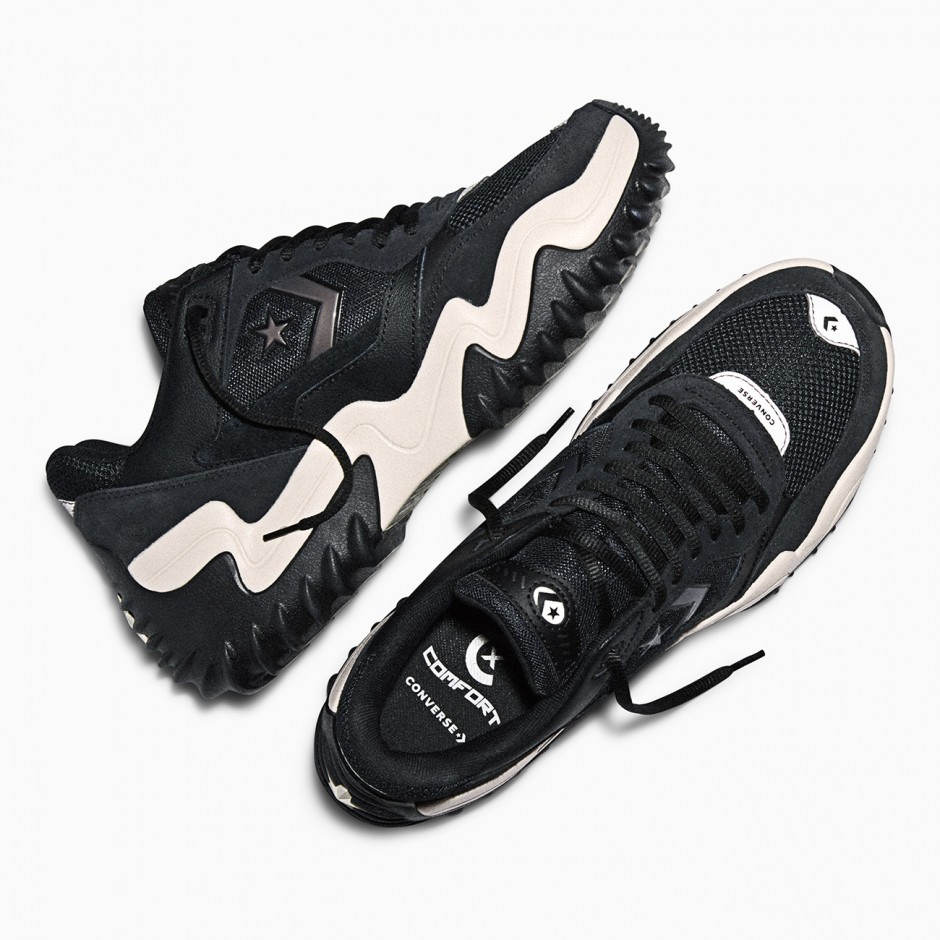 Unisex Sneakers Μαύρα - Converse Wave Motion Trainer