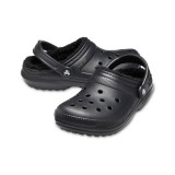 CROCS CLASSIC LINED CLOG 203591-060 Black Image 1