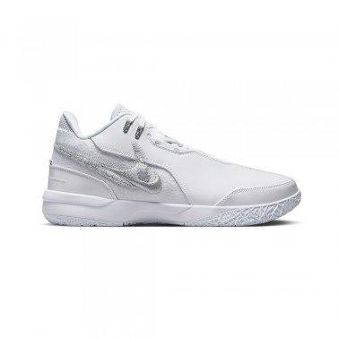 Ανδρικά Παπούτσια Μπάσκετ Λευκά - Nike LeBron NXXT Gen AMPD