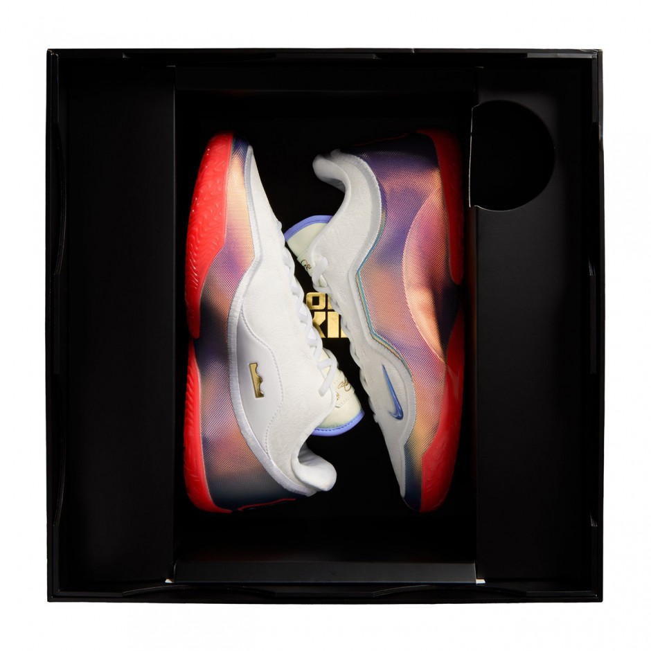 Ανδρικά Παπούτσια Μπάσκετ Λευκά - Nike LeBron XXIII 'Motor King'