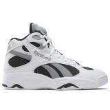 Reebok ATR Pump Vertical Λευκό-Μαυρο - Ανδρικά Μπασκετικά Sneakers Εικόνα 