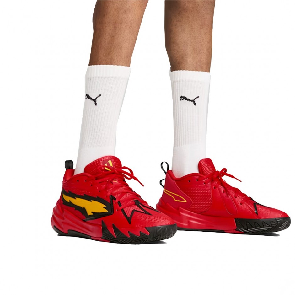 Ανδρικά Παπούτσια Μπάσκετ Κόκκινα - Puma Scoot Zeros Retro Portland