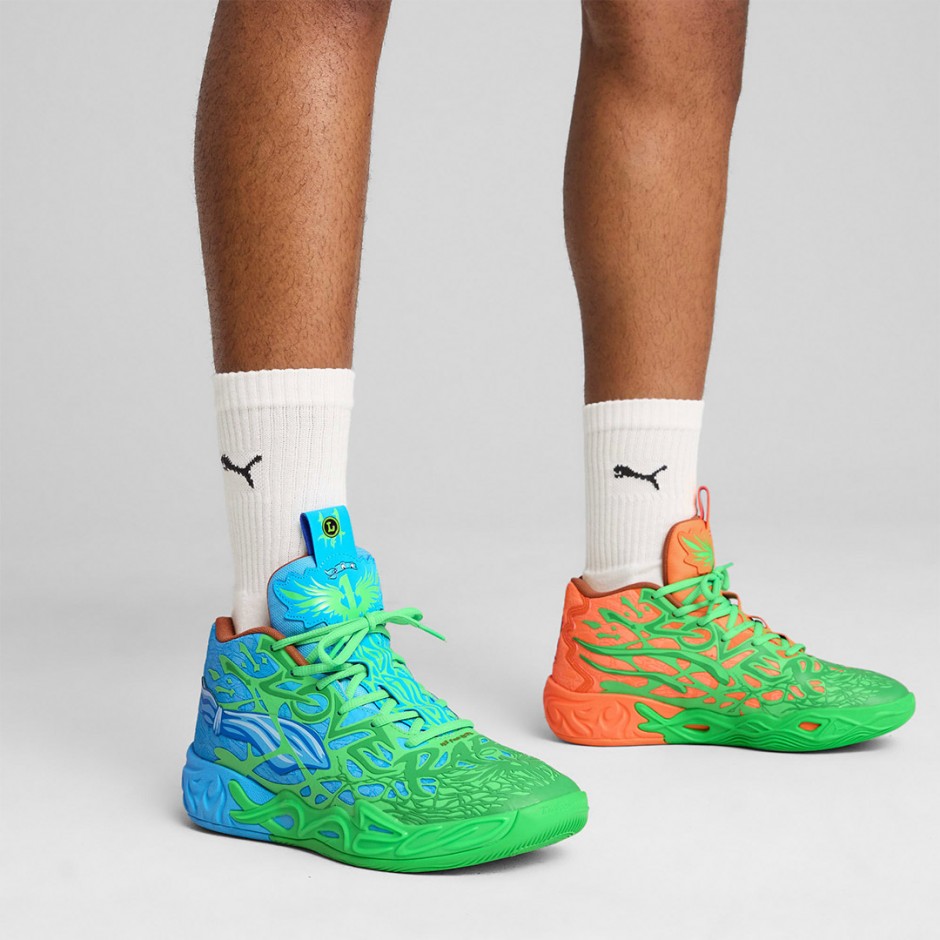 Ανδρικά Παπούτσια Μπάσκετ Πολύχρωμα - PUMA LaMelo Ball x TMNT MB.04 Leonardo & Michelangelo