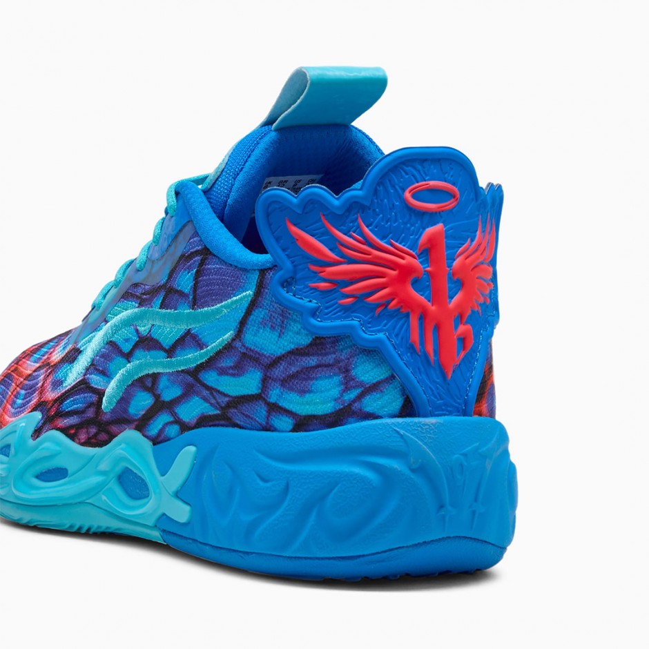 Ανδρικά Παπούτσια Μπάσκετ Μπλε - PUMA MB.04 Lo Alien Skins