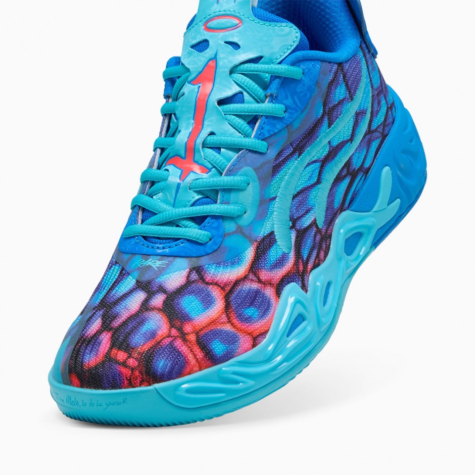 Ανδρικά Παπούτσια Μπάσκετ Μπλε - PUMA MB.04 Lo Alien Skins