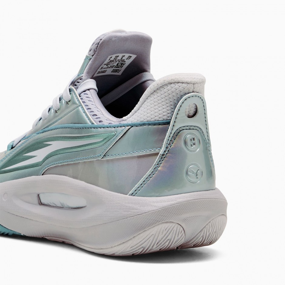 Men's Basketball Shoes Silver - PUMA Scoot Zeros III