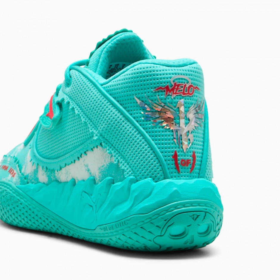 Men's Basketball Shoes Turquoise - PUMA MB.05 World