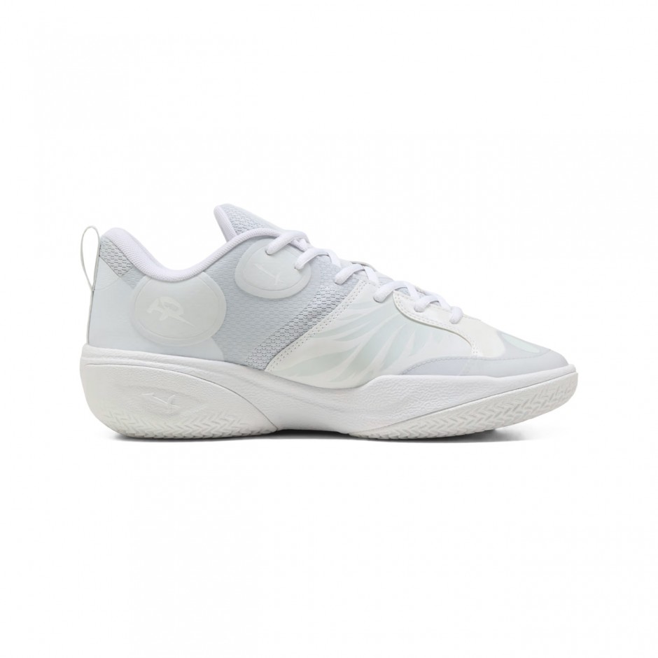 Ανδρικά Παπούτσια Μπάσκετ Λευκά - PUMA MB World.01