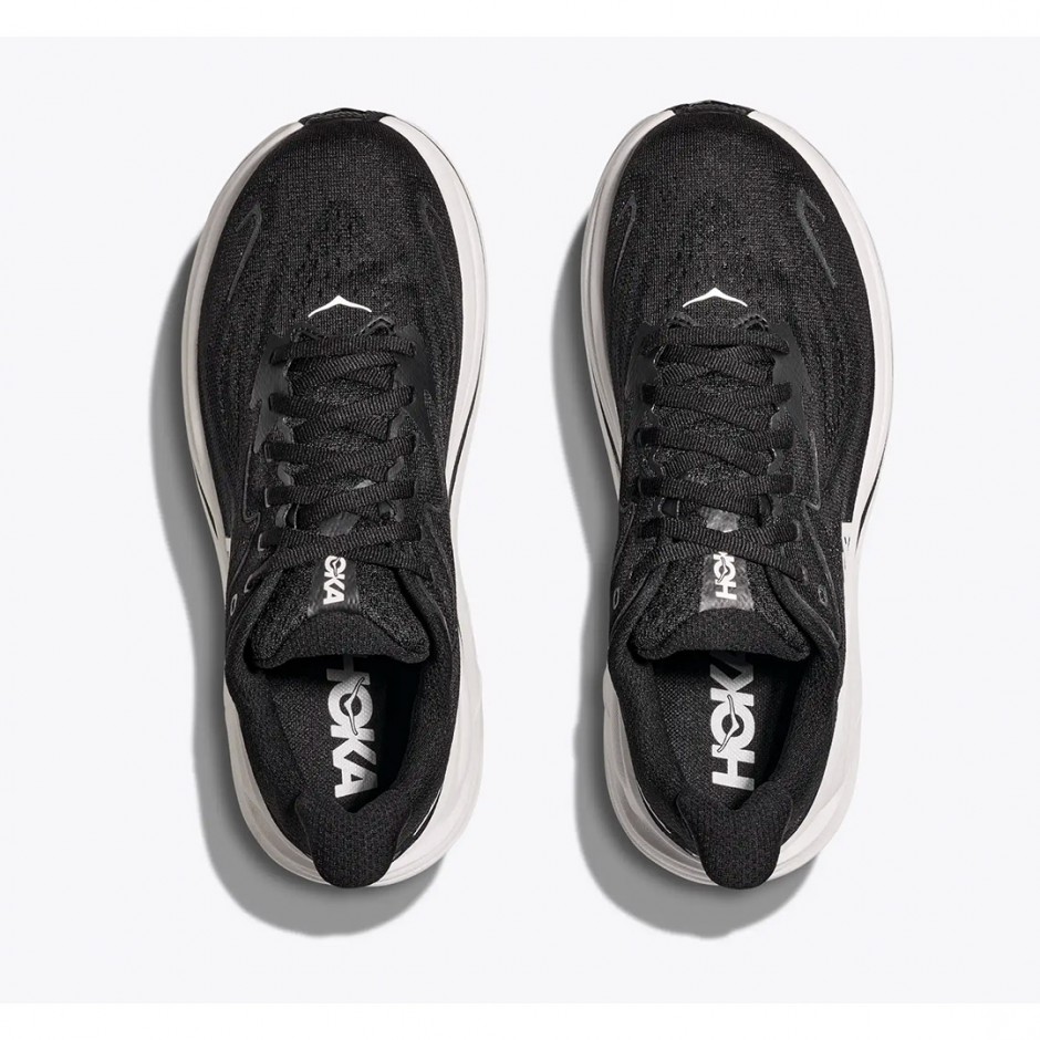 Ανδρικά Running Παπούτσια Λευκά-Μαύρα - Hoka One One Clifton 10