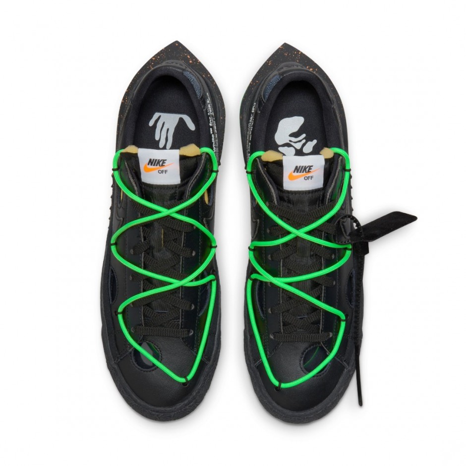 Nike Blazer Low x Off-White Μαύρο - Ανδρικά Παπούτσια