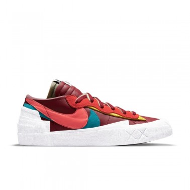 Nike sacai x KAWS Blazer Low Μπορντό - Ανδρικά Παπούτσια