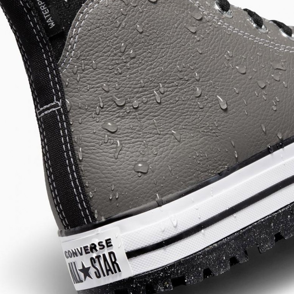Converse Chuck Taylor All Star City Trek Waterproof Boot Ανθρακί - Ανδρικά Sneakers Μποτάκια