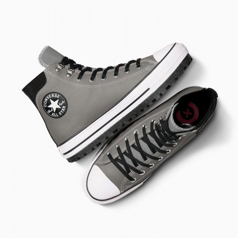 Converse Chuck Taylor All Star City Trek Waterproof Boot Ανθρακί - Ανδρικά Sneakers Μποτάκια