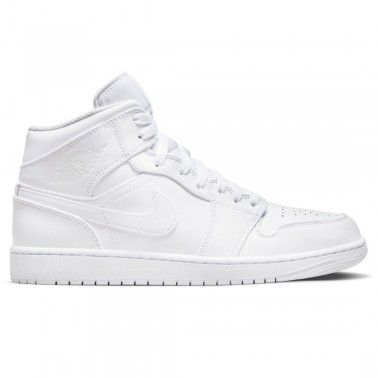 Jordan Air 1 Mid Λευκό - Ανδρικά Παπούτσια 
