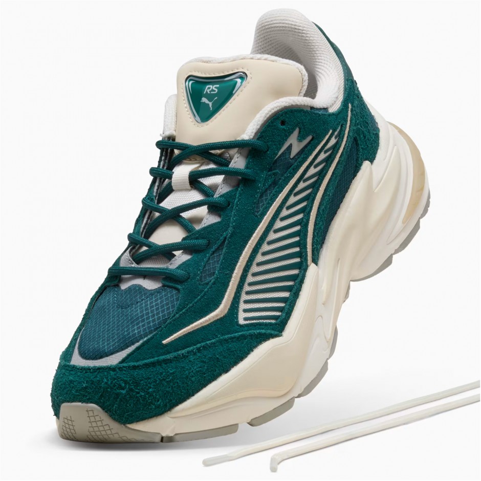 Ανδρικά Sneakers Κυπαρισσί - PUMA RS-25 Surge Hairy Suede