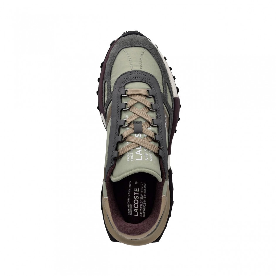 Ανδρικά Sneakers Γκρι - Lacoste Elite Active