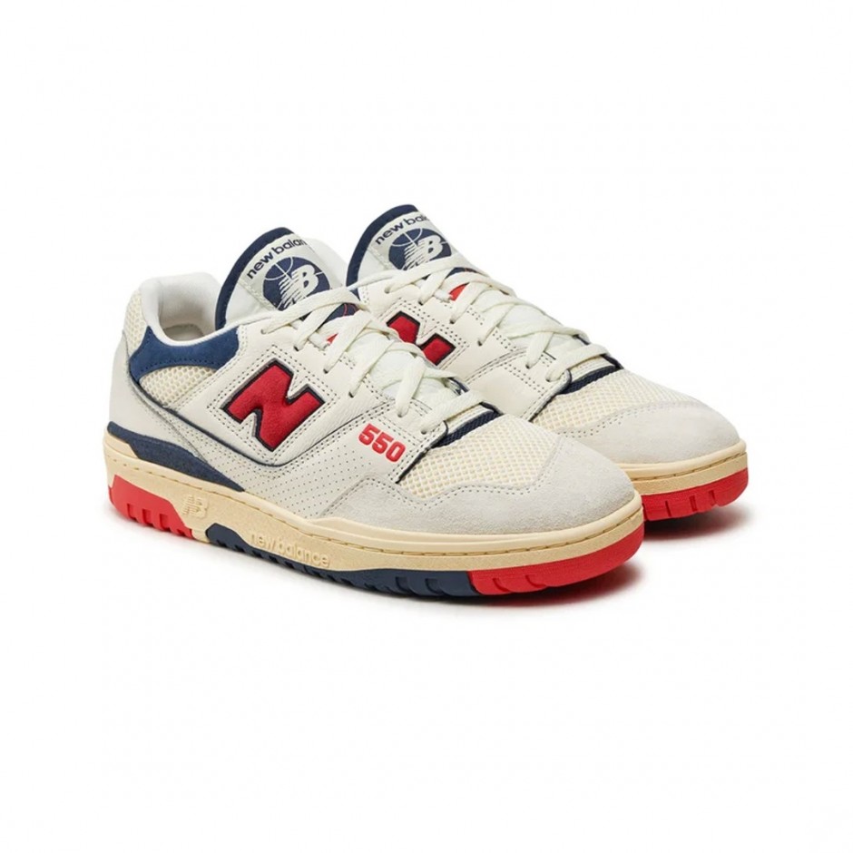 Ανδρικά Sneakers Λευκά - New Balance 550