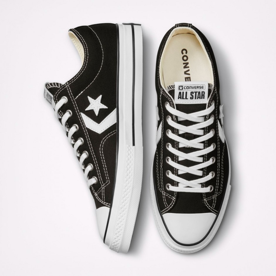 CONVERSE STAR PLAYER 76 PREMIUM CANVAS A01607C Black