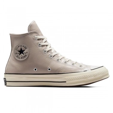 Converse Chuck 70 Leather Γκρί - Ανδρικά Παπούτσια
