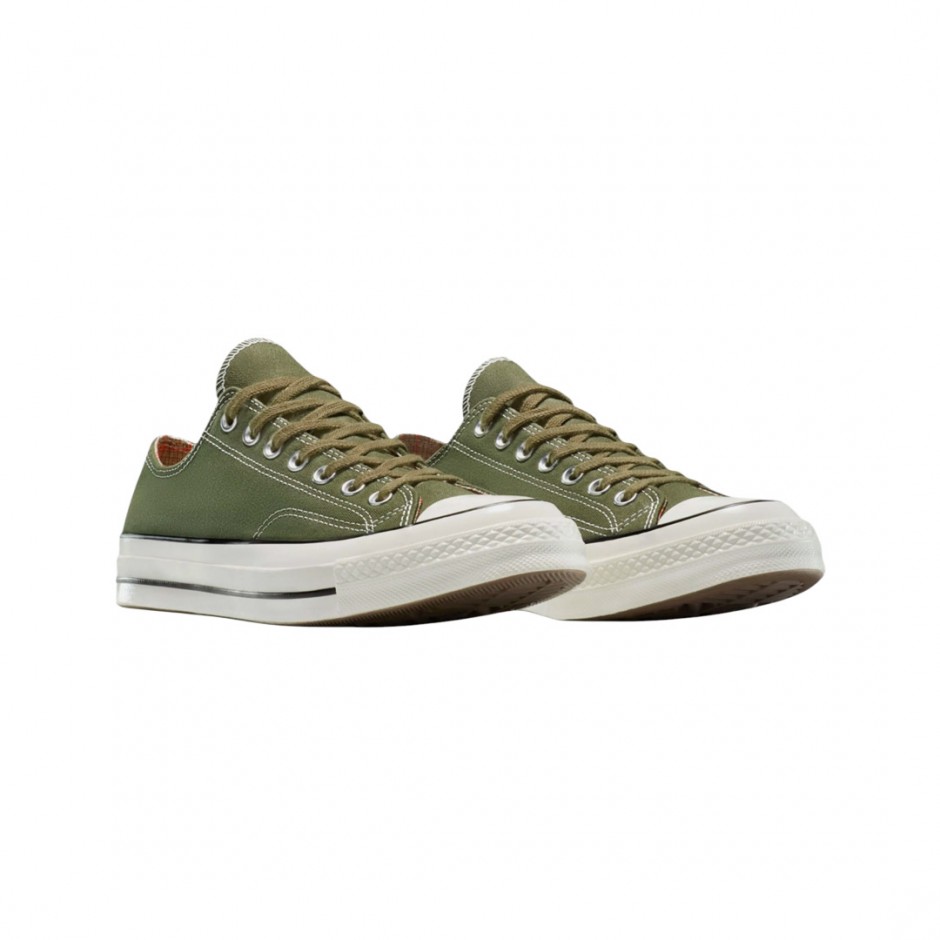 CONVERSE CHUCK 70 HOUNDSTOOTH LINING A13292C Κhaki