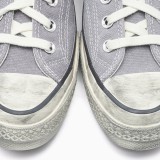 Ανδρικά Sneakers Γκρι - Converse Chuck 70 Washed Canvas Εικόνα 6