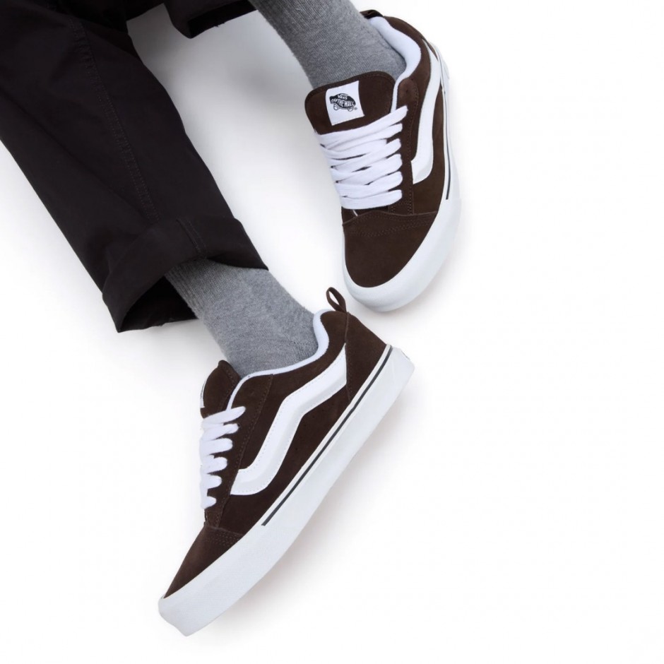 Vans Knu Skool Καφέ - Ανδρικά Παπούτσια 