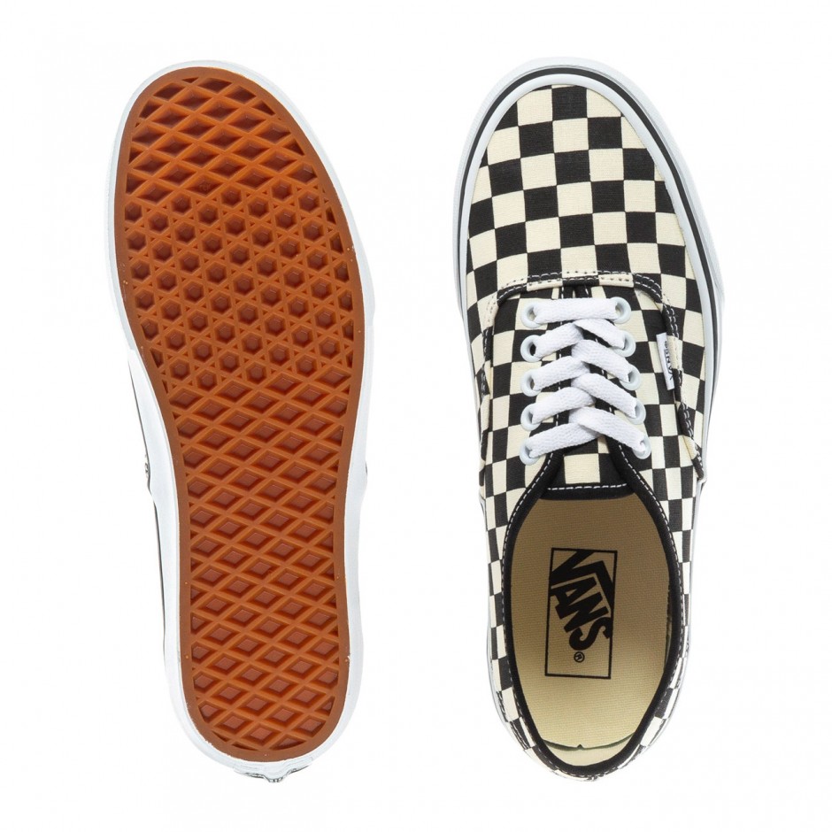 Men's Sneakers White-Black - Vans Authentic