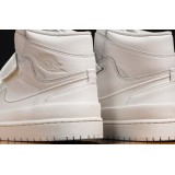 JORDAN AIR 1 RETRO HIGH DOUBLE STRAP AQ7924-100 White Image 3