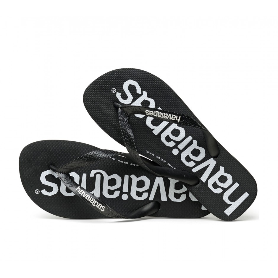 HAVAIANAS TOP LOGOMANIA 4144264-0090 Μαύρο