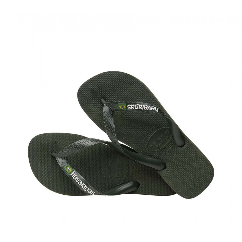 HAVAIANAS BRASIL LOGO 4110850-4896 Χακί