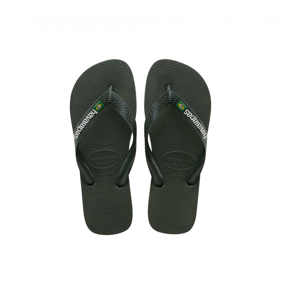 HAVAIANAS BRASIL LOGO 4110850-4896 Χακί