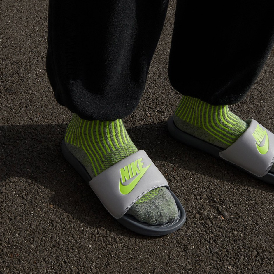Men's Slides Grey - Nike Victori One