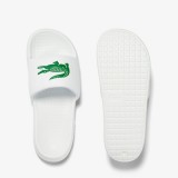 Ανδρικά Slides Λευκά - Lacoste Serve Slides 1.0 Εικόνα 4