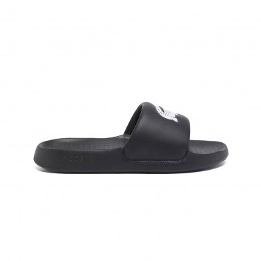 Men's Slides Black - Lacoste Serve Slides 1.0