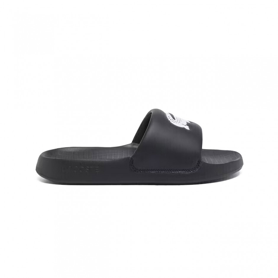 Men's Slides Black - Lacoste Serve Slides 1.0