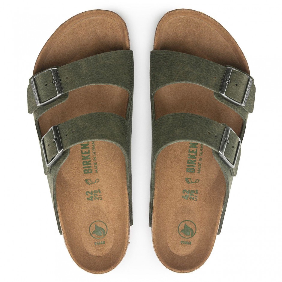 Men's Sandals Green - Birkenstock Arizona Vegan