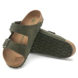 Men's Sandals Green - Birkenstock Arizona Vegan Image 3