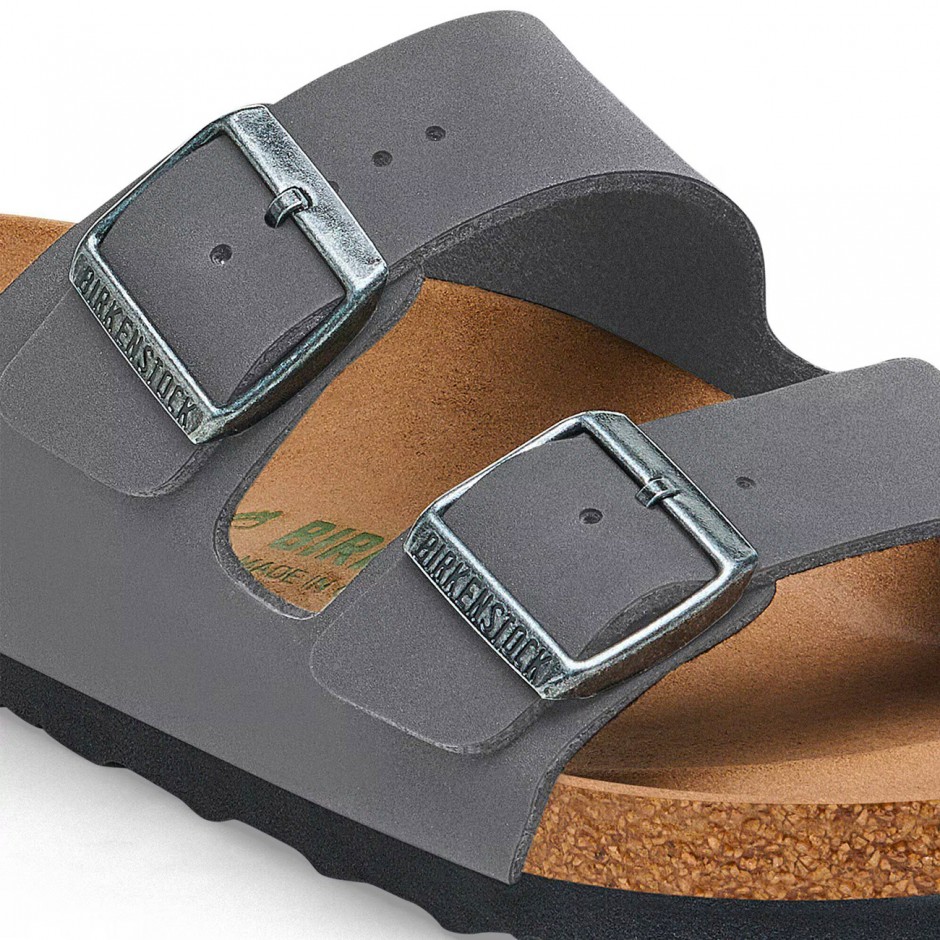 Men's Sandals Grey - Birkenstock Arizona Vegan