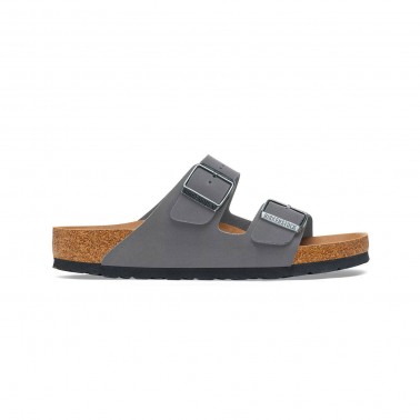 Men's Sandals Grey - Birkenstock Arizona Vegan
