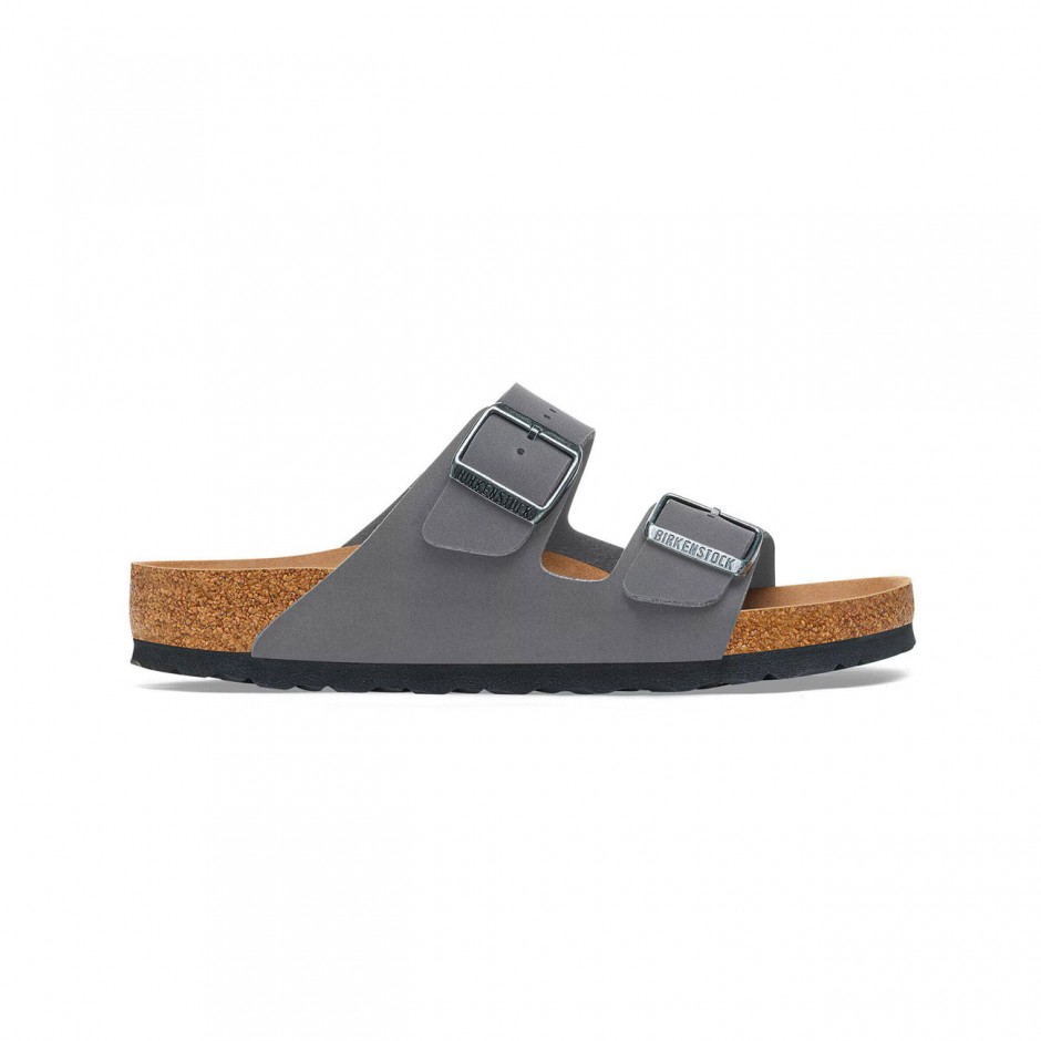 Men's Sandals Grey - Birkenstock Arizona Vegan