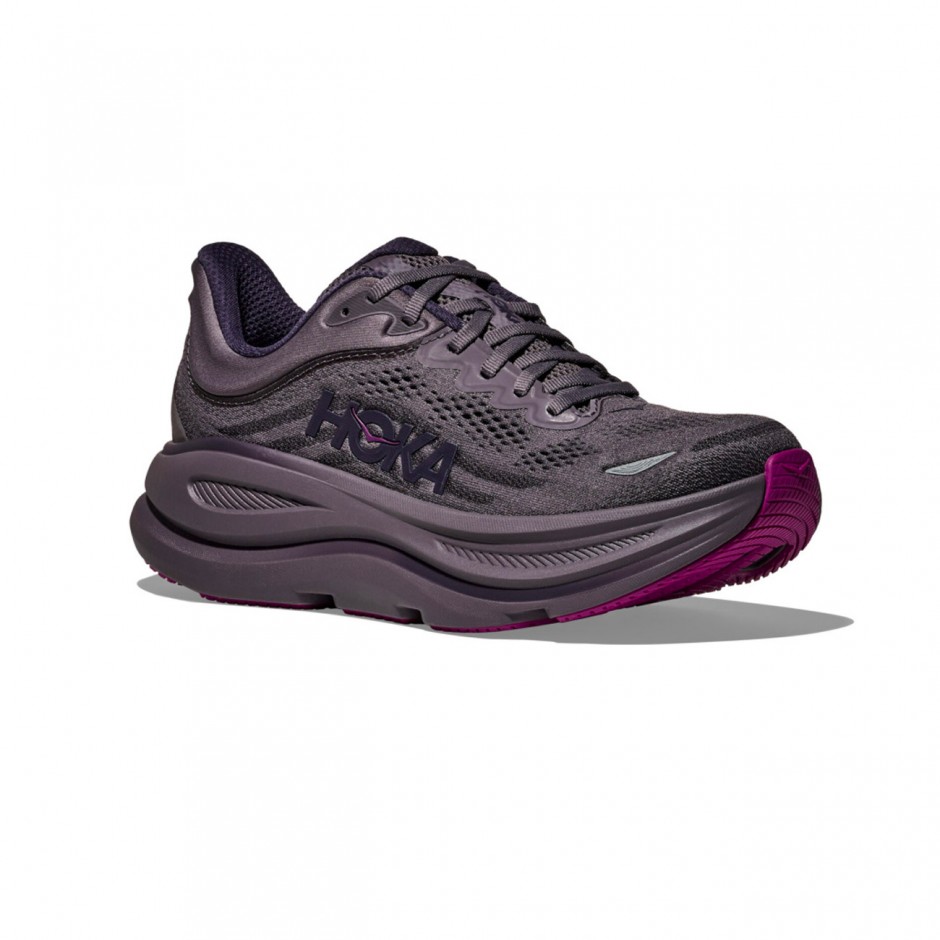 Women's Running Shoes Coal - HOKA ONE ONE Bondi 9