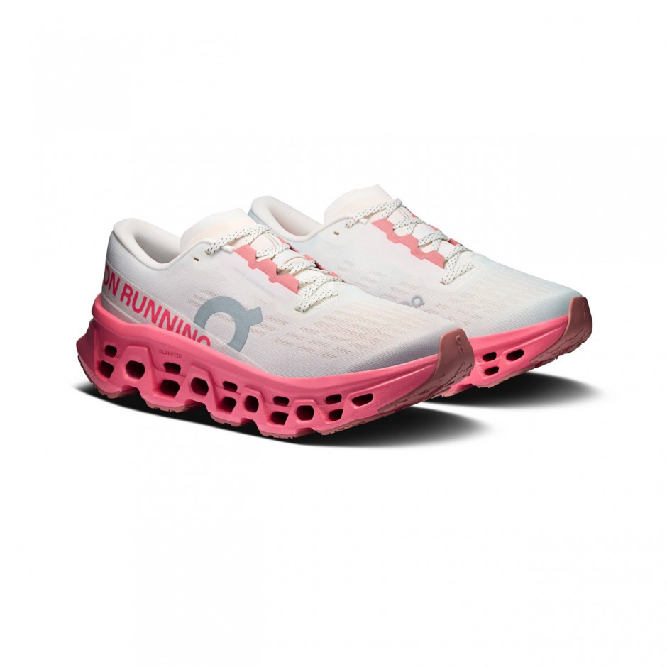 Women's Running Shoes Ecru - On Cloudmonster 3
