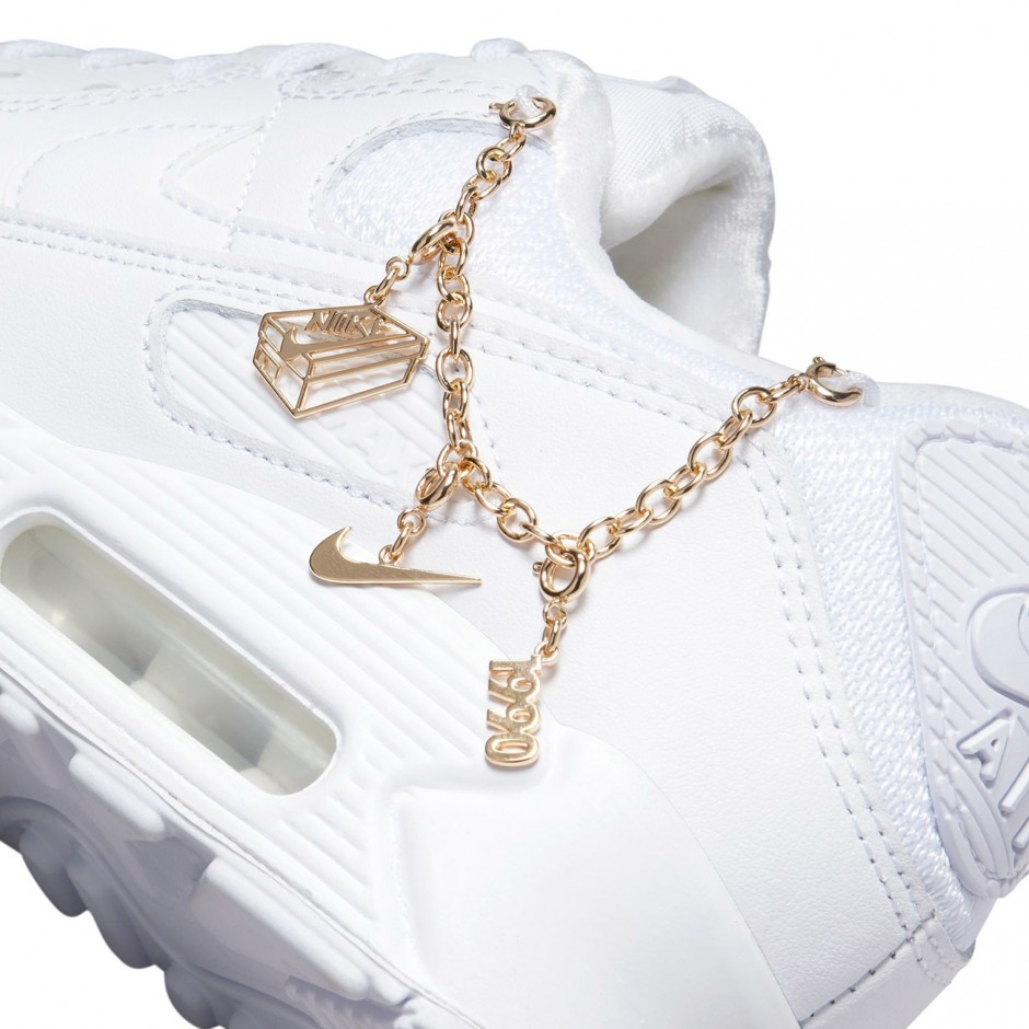 Women's Sneakers White - Nike Air Max 90 Premium
