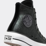 Converse Chuck Taylor All Star Lift Platform Sparkle Party Μαύρο - Γυναικεία Παπούτσια Εικόνα 2