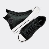 Converse Chuck Taylor All Star Lift Platform Sparkle Party Μαύρο - Γυναικεία Παπούτσια Εικόνα 3